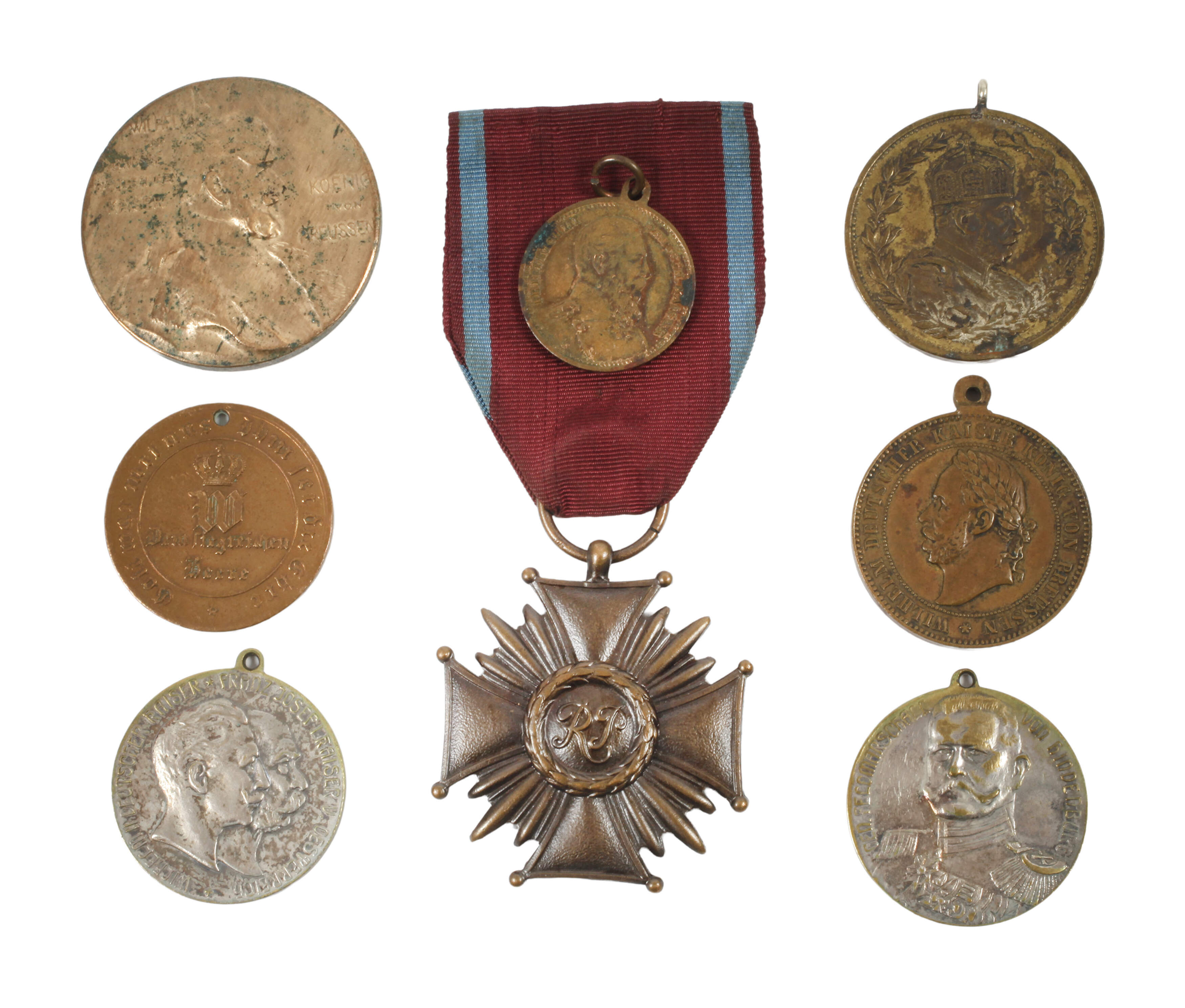 Konvolut Medaillen und Plaketten Kaiserreich