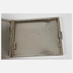 Silber Zigarettenetui Freiherr von Rothschild