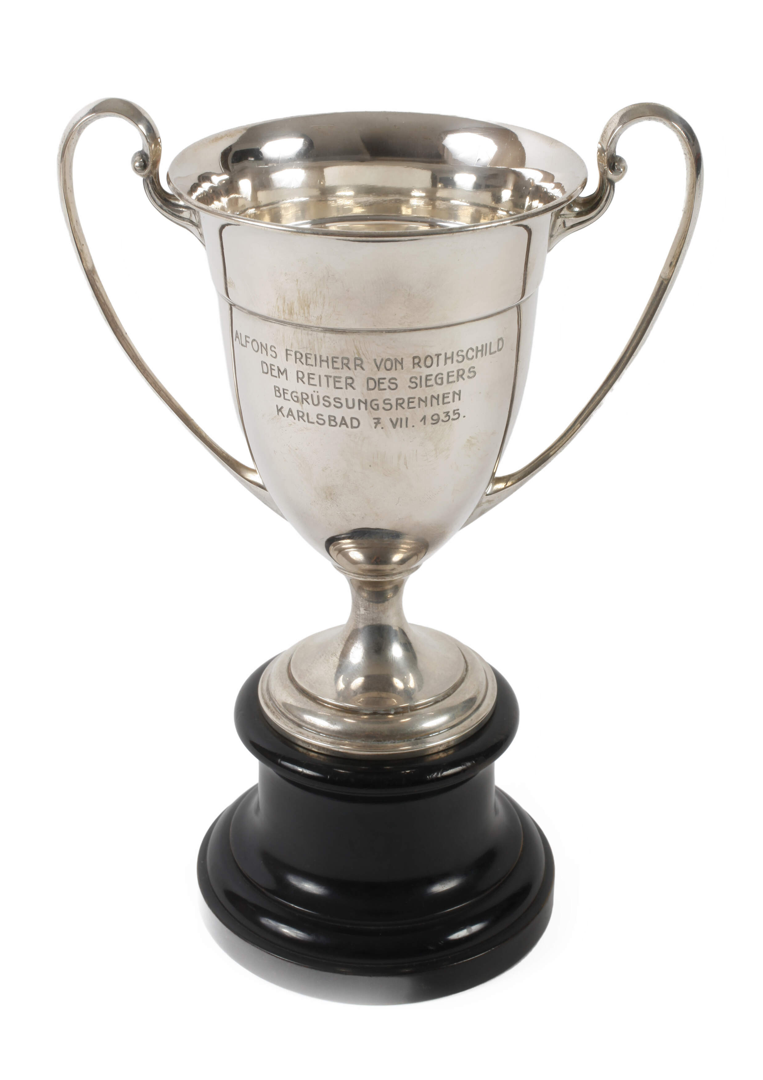 Silber Reiterpokal Alfons von Rothschild
