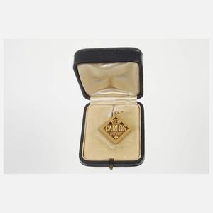 Goldener Anhänger des spanischen Königshauses