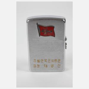 Feuerzeug als Ehrengabe im Koreakrieg