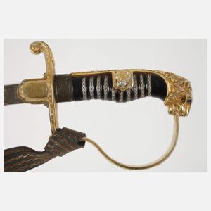 Löwenkopf-Heeresoffizierssäbel