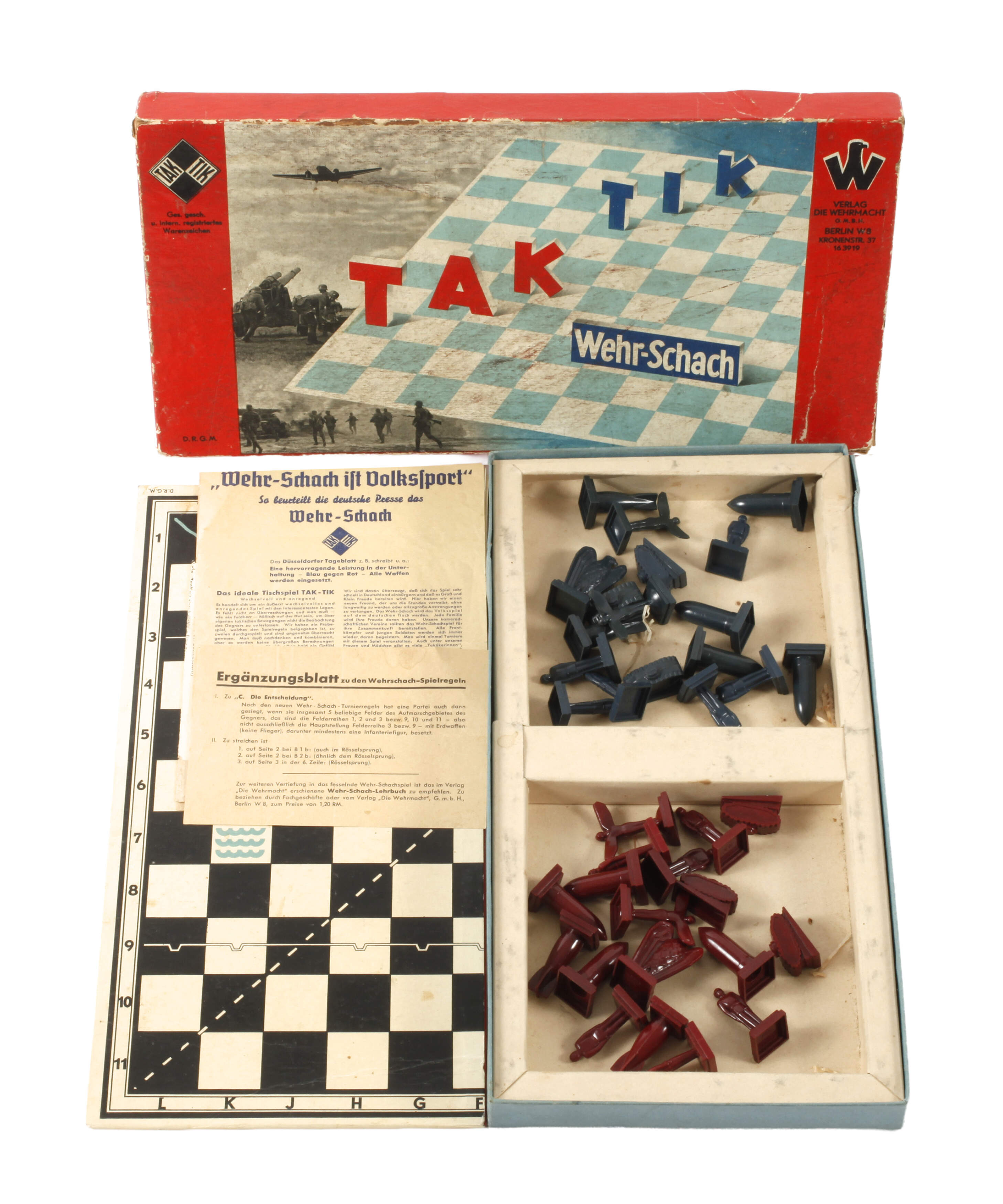 Propagandaspiel "Wehr-Schach Tak-Tik"