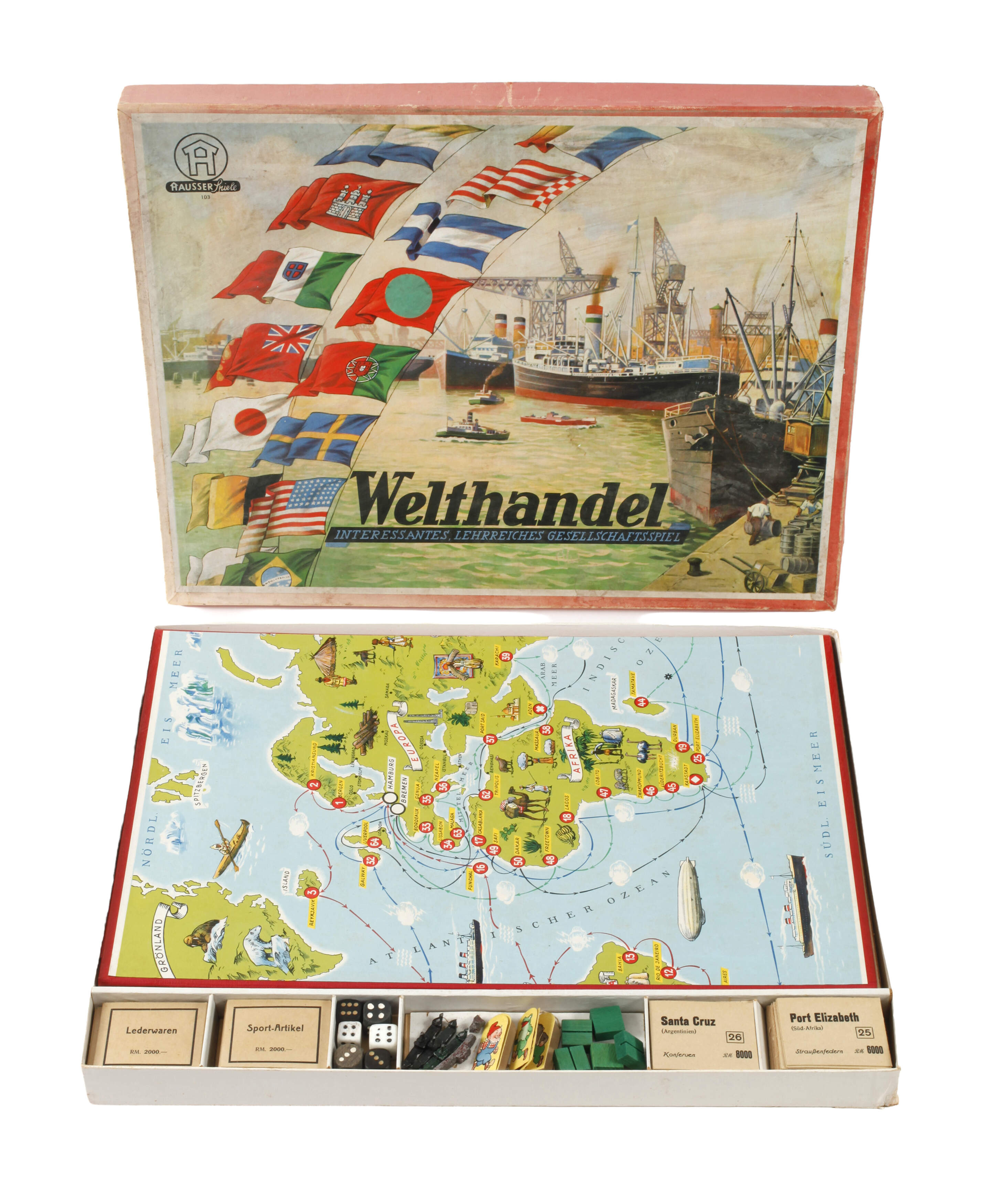Gesellschaftsspiel "Welthandel"