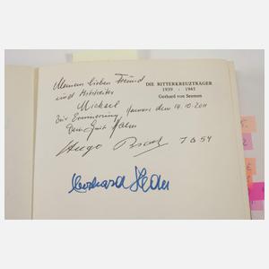 Konvolut Ritterkreuzträger Autographen
