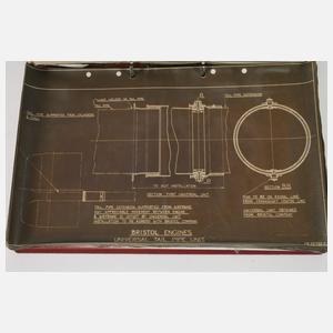 Einbaumappe Flugmotor 325, Bramo Alf