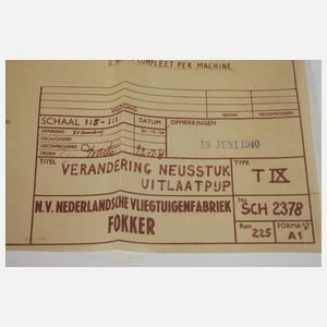 Einbaumappe Flugmotor 325, Bramo Alf