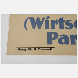 Plakat Reichspartei des deutschen Mittelstandes