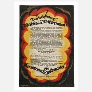Plakat Großdeutsche Volkspartei