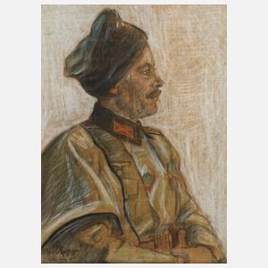 Portrait General der Kosaken Kononow