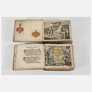 Zwei Wappenbücher 1656 und 1657