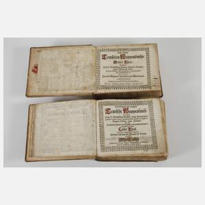 Zwei Wappenbücher 1656 und 1657