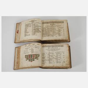 Zwei Wappenbücher 1656 und 1657
