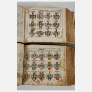 Zwei Wappenbücher 1656 und 1657