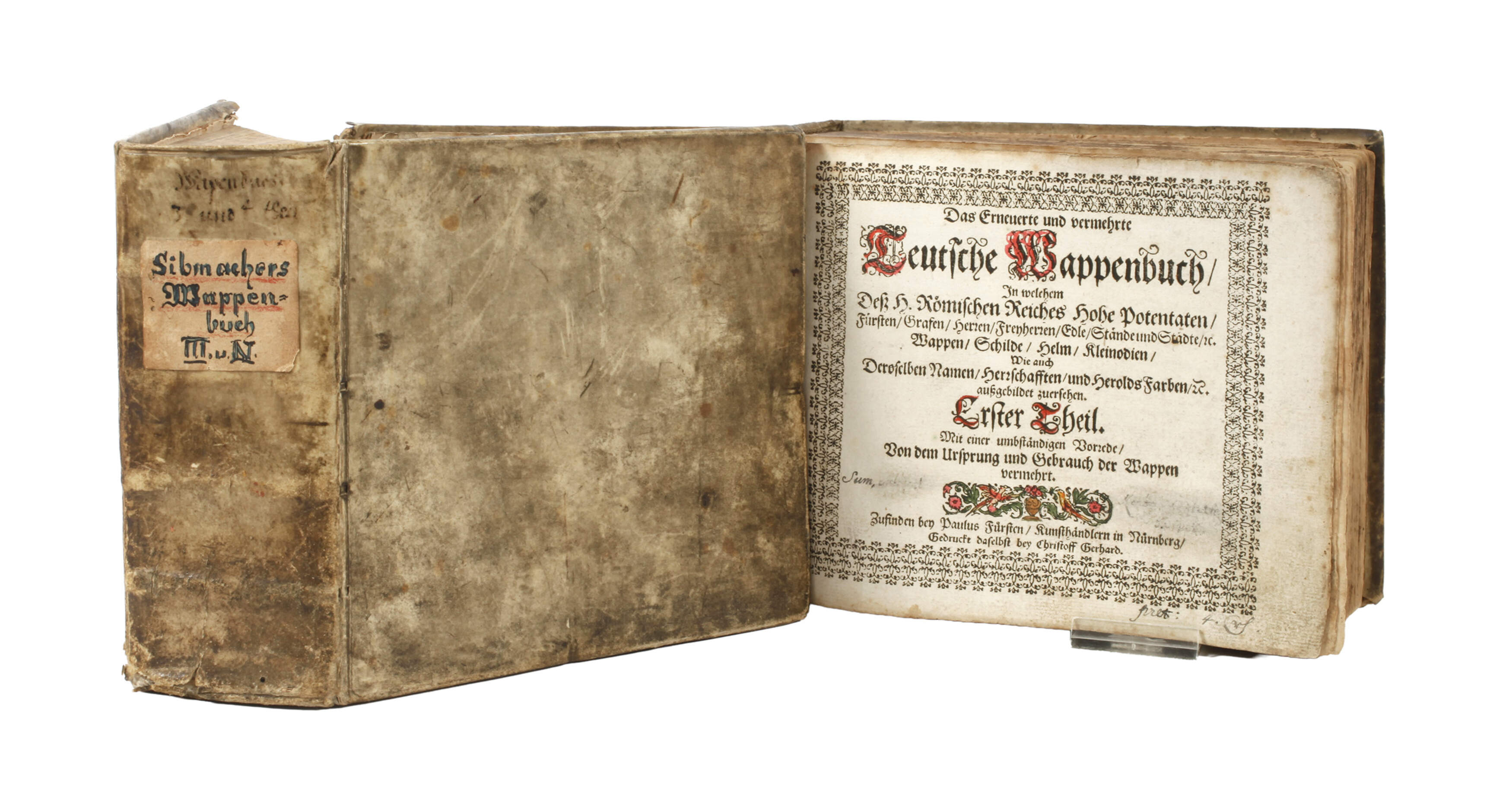 Zwei Wappenbücher 1656 und 1657
