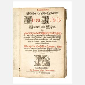 Jüdische Historie Flavius Josephi 1687