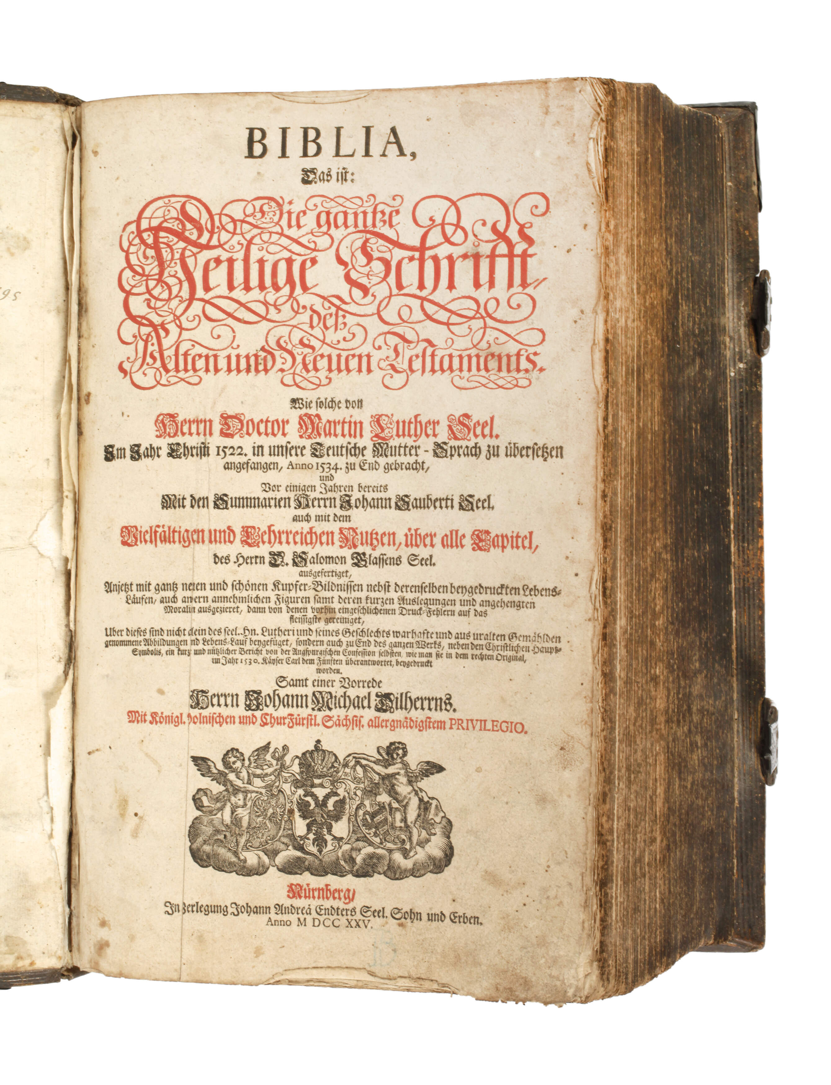 Bibel Dilherrn 1725