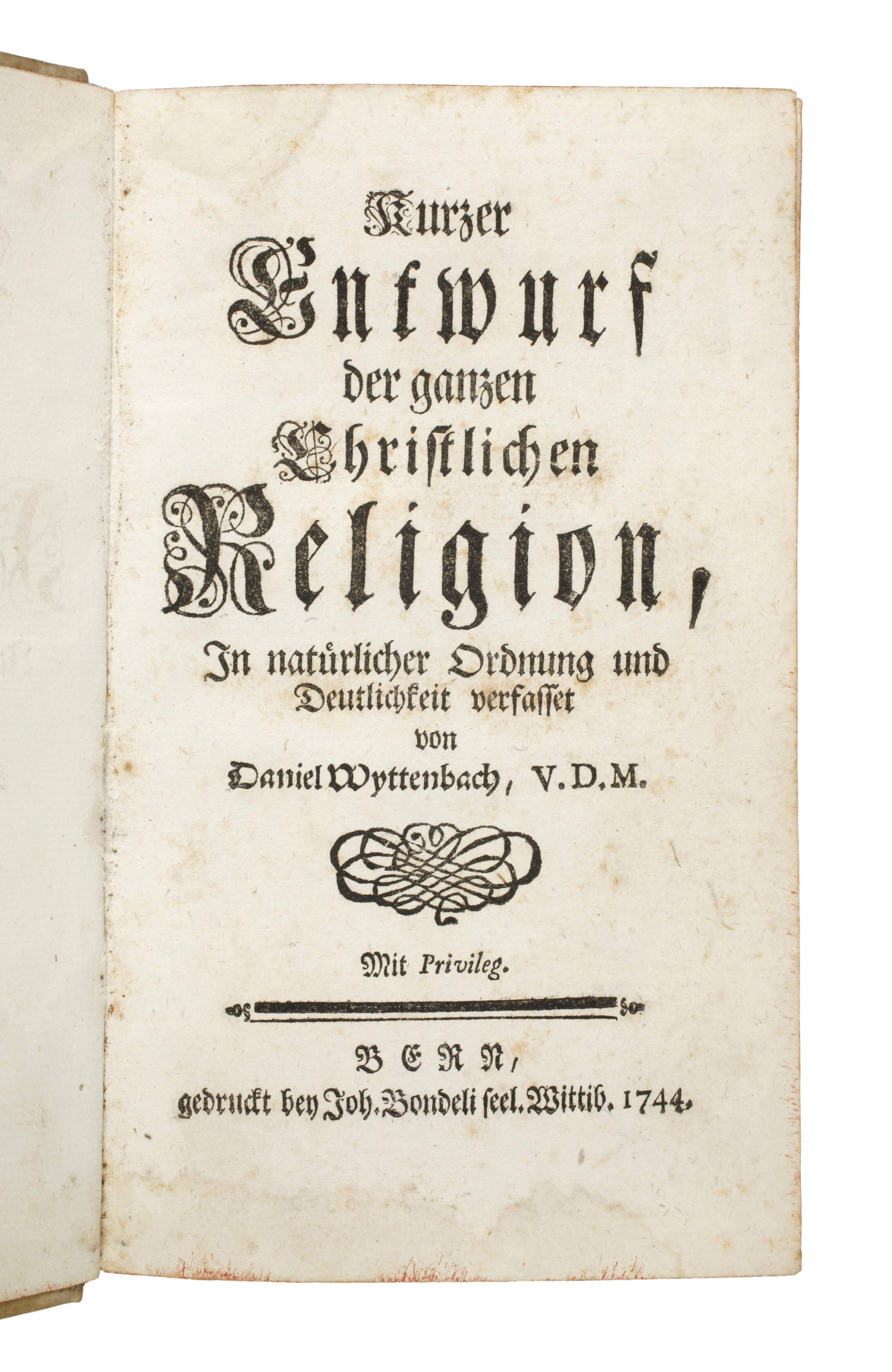 Kurzer Entwurf der ganzen christlichen Religion
