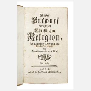 Kurzer Entwurf der ganzen christlichen Religion
