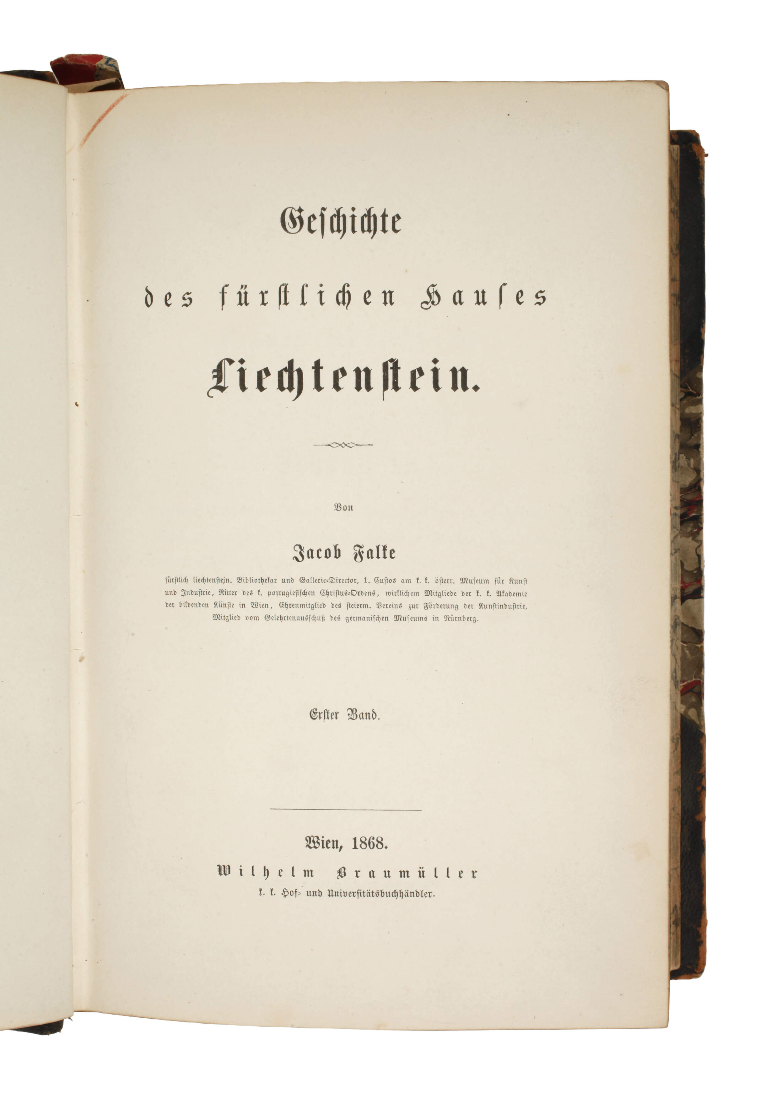 Geschichte des fürstlichen Hauses Liechtenstein