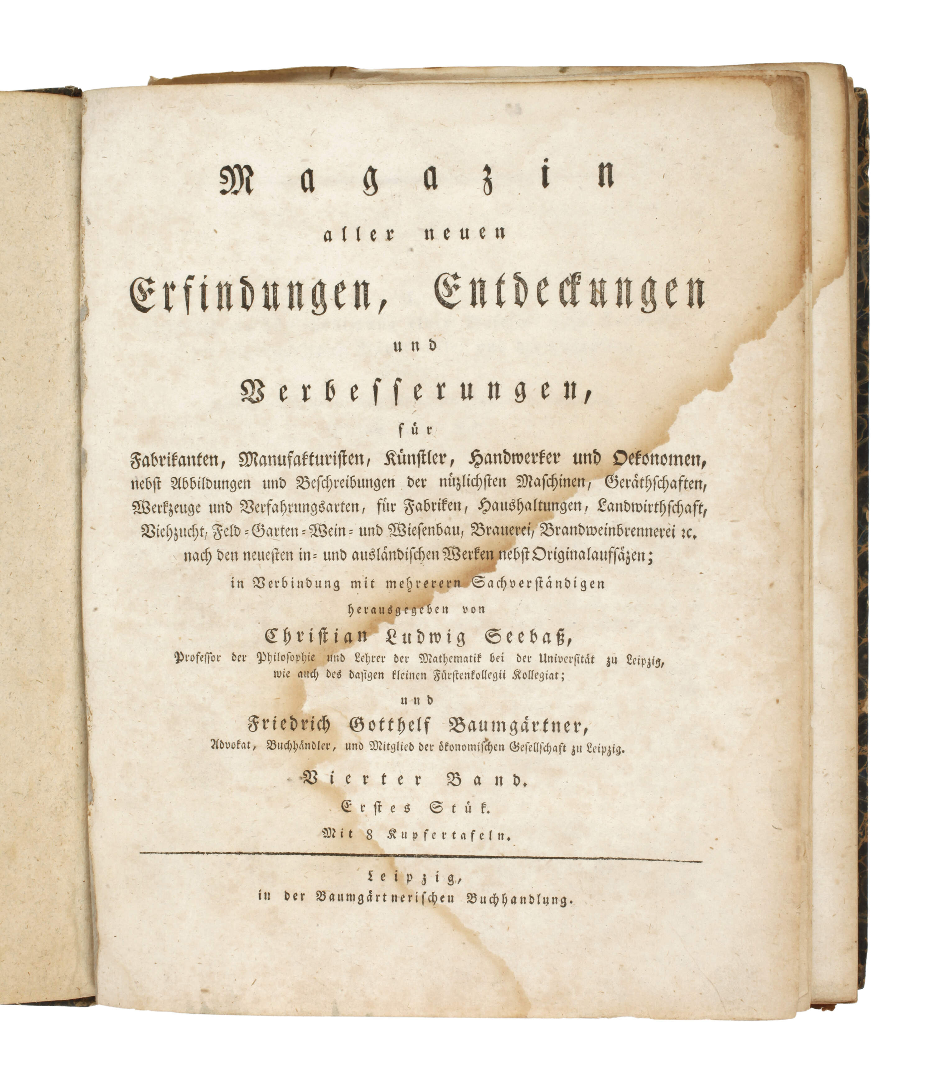 Magazin aller neuen Erfindungen 1805