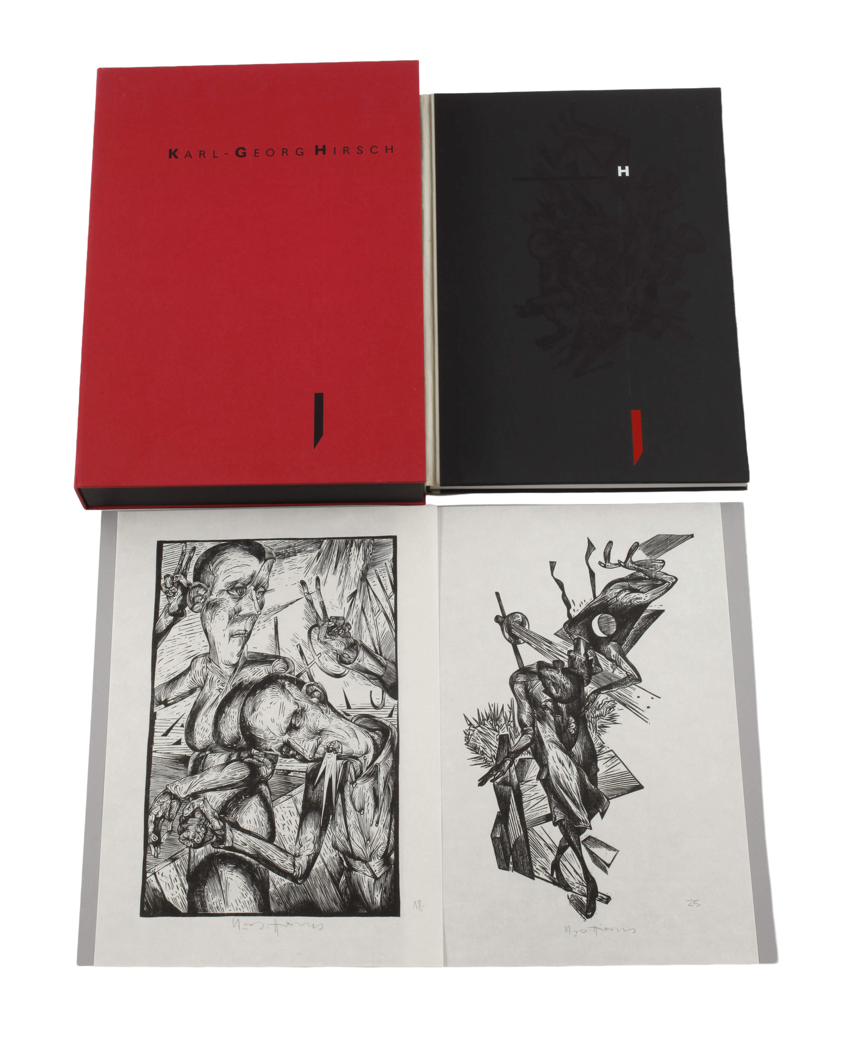 Karl-Georg-Hirsch, Das buchgraphische Werk