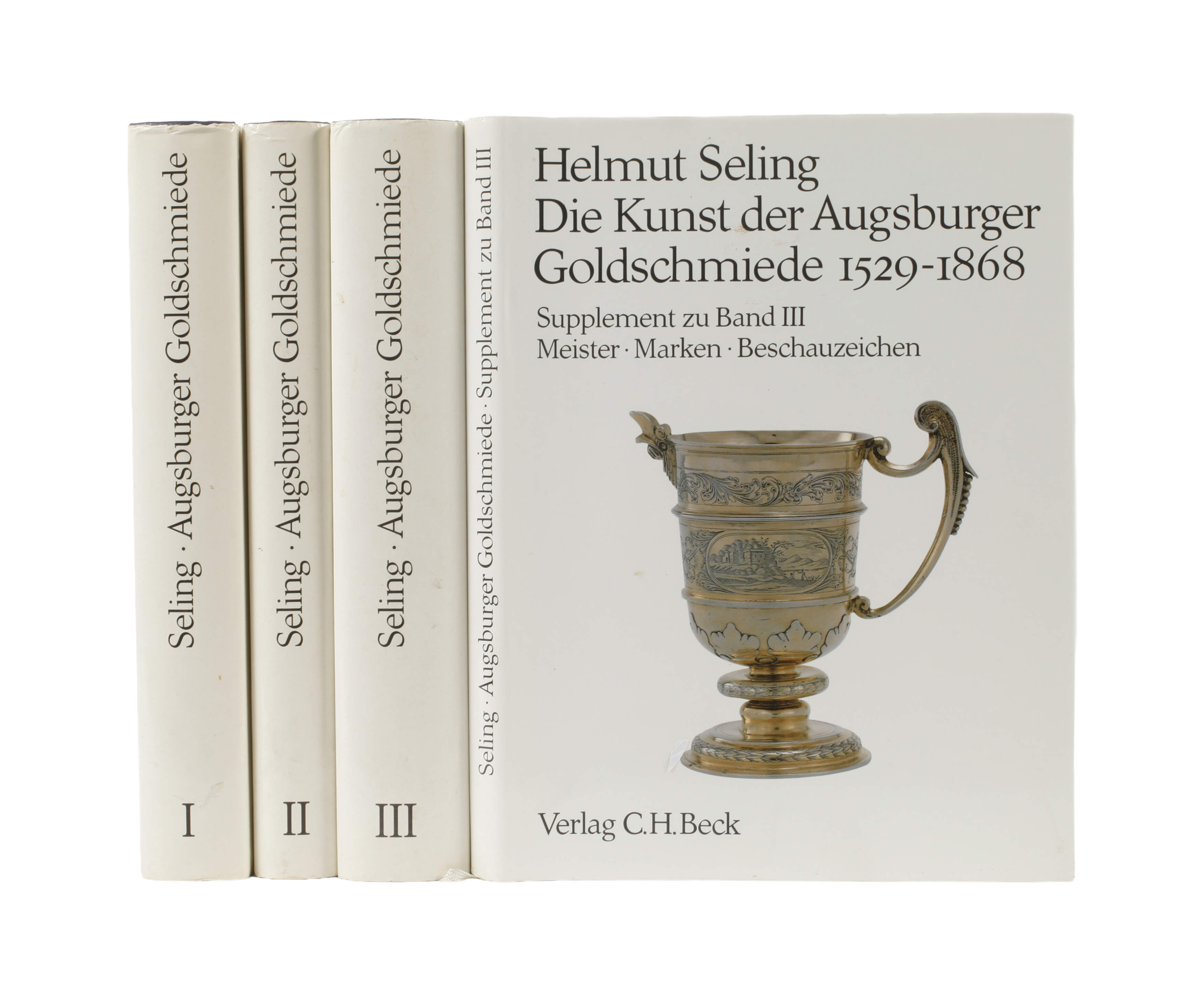 Drei Bände Die Kunst der Augsburger Goldschmiede