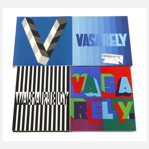 Vier Bände Werkverzeichnis Vasarely