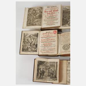 Konvolut religiöse Bücher 17./18. Jh.