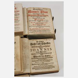 Konvolut religiöse Bücher 17./18. Jh.
