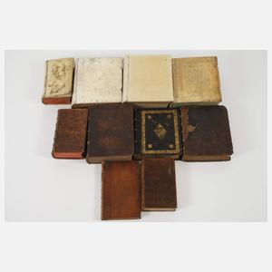 Konvolut religiöse Bücher 17./18. Jh.