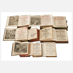 Konvolut religiöse Bücher 17./18. Jh.