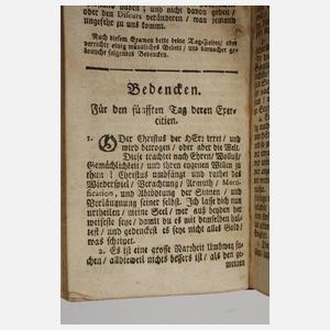 Vier Bücher 18. Jh.