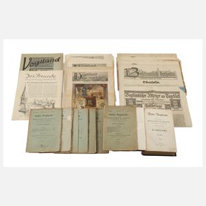 Konvolut Zeitschriften Vogtland