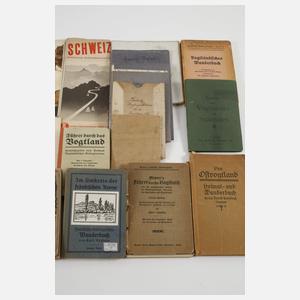 Konvolut Wanderbücher und Karten Vogtland