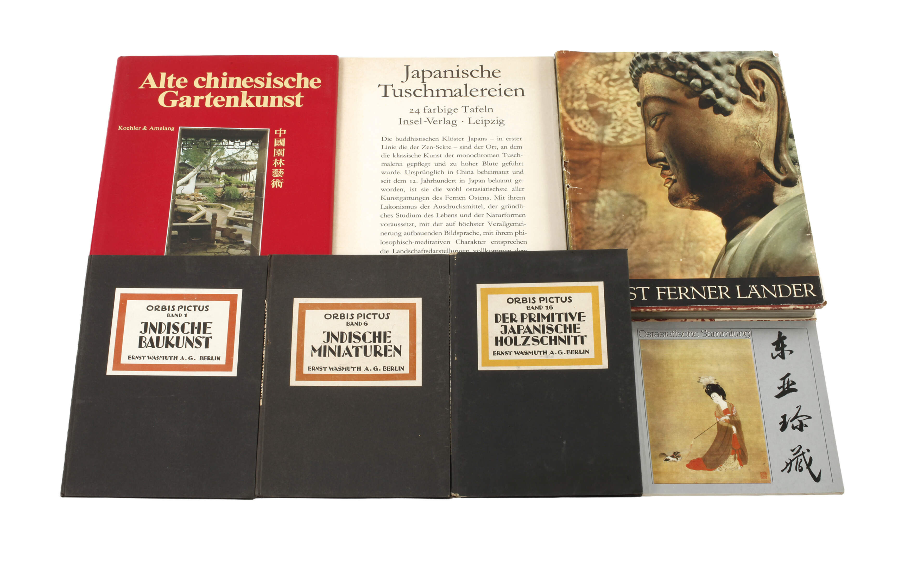 Konvolut Fachliteratur Asien
