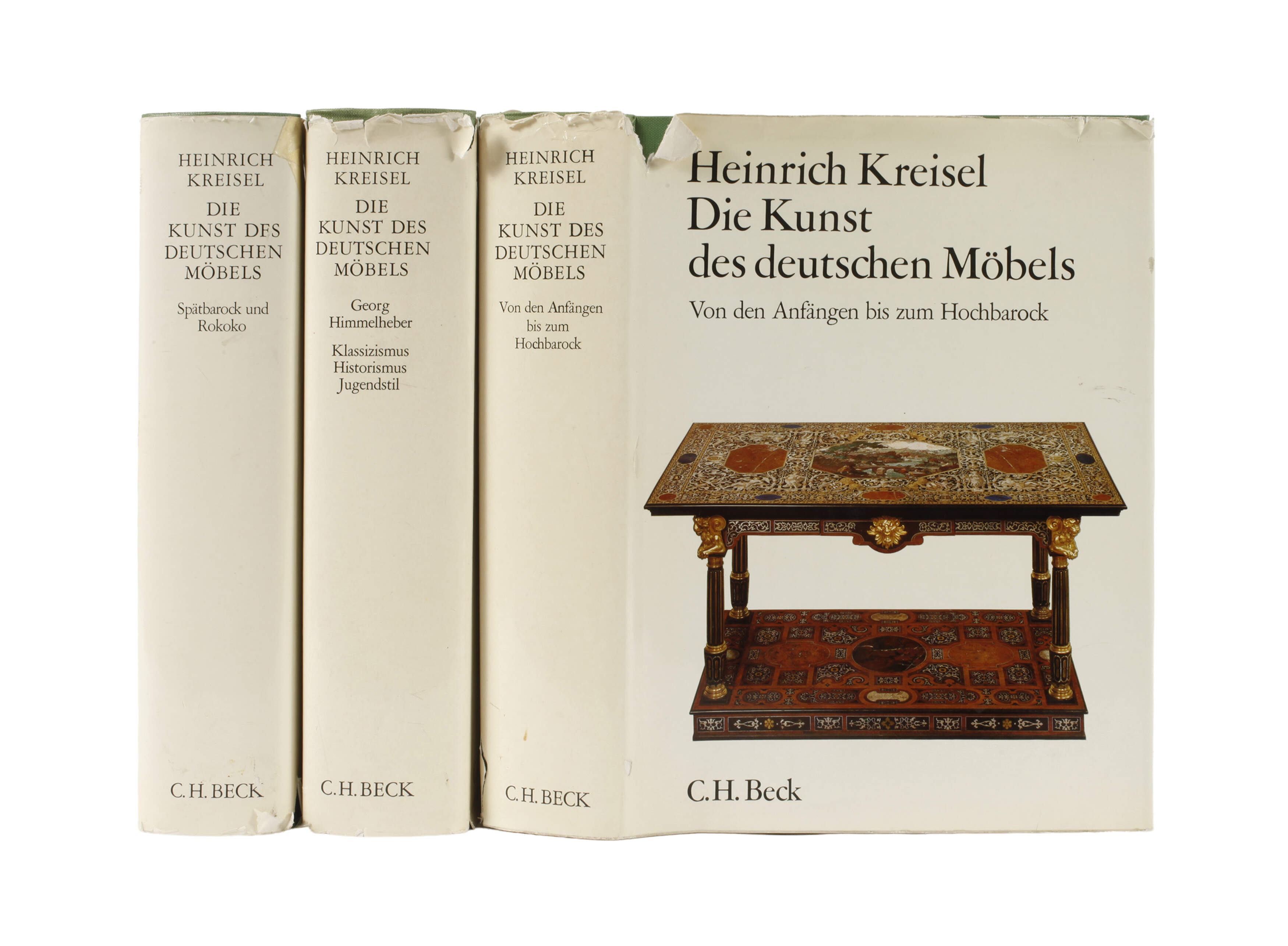Drei Bände Die Kunst des Deutschen Möbels