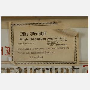 Antiphonarblatt