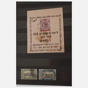 Briefmarkensammlung Britisch-Indien