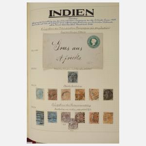 Briefmarkensammlung Britisch-Indien