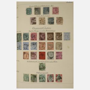 Briefmarkensammlung Britisch-Indien
