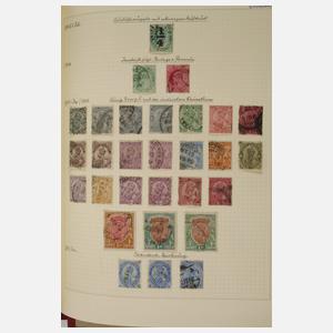 Briefmarkensammlung Britisch-Indien