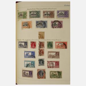 Briefmarkensammlung Britisch-Indien