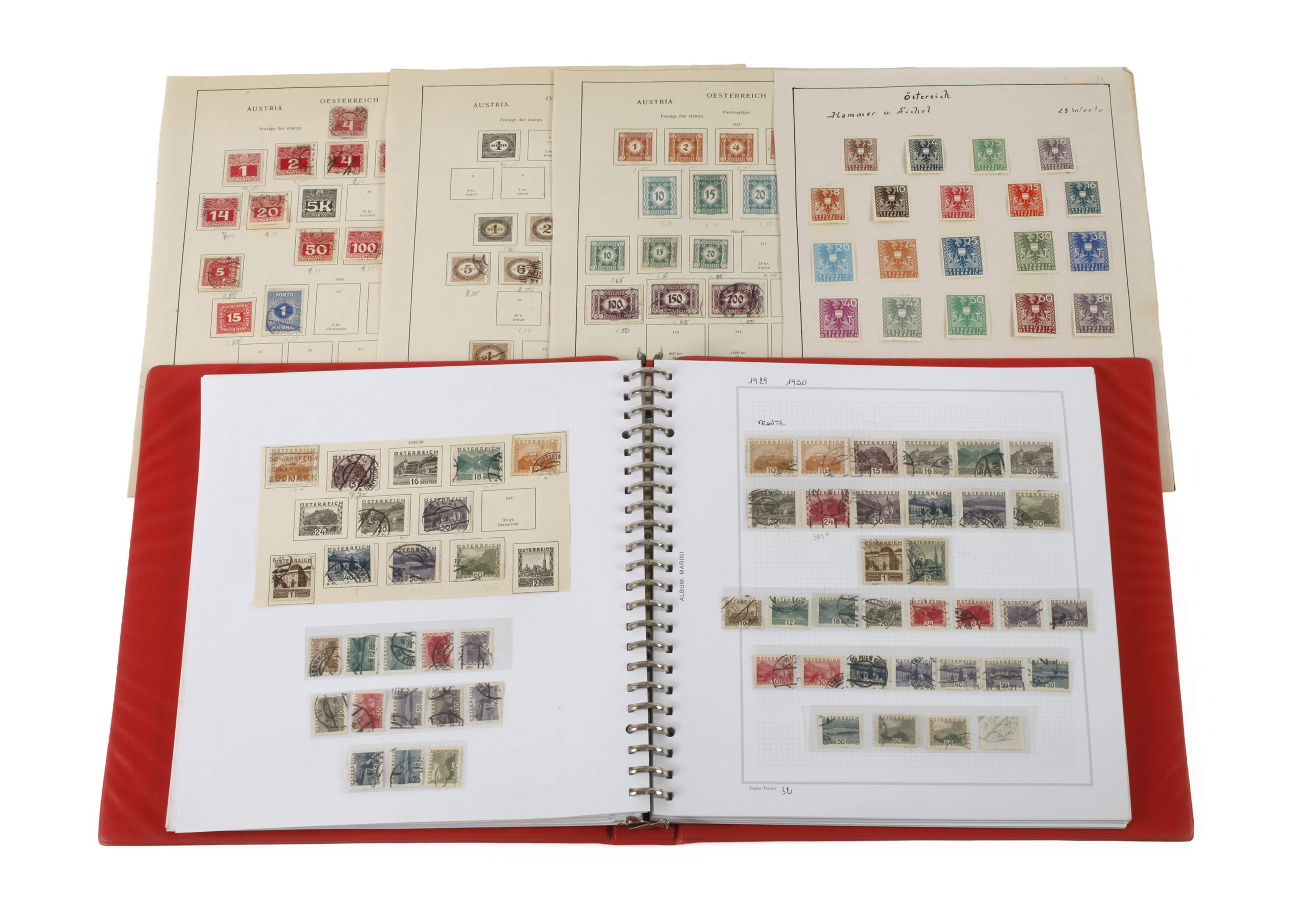 Briefmarkensammlung Österreich