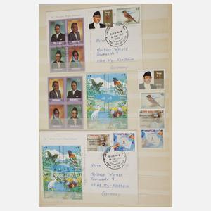 Konvolut Briefmarken Welt und Belege