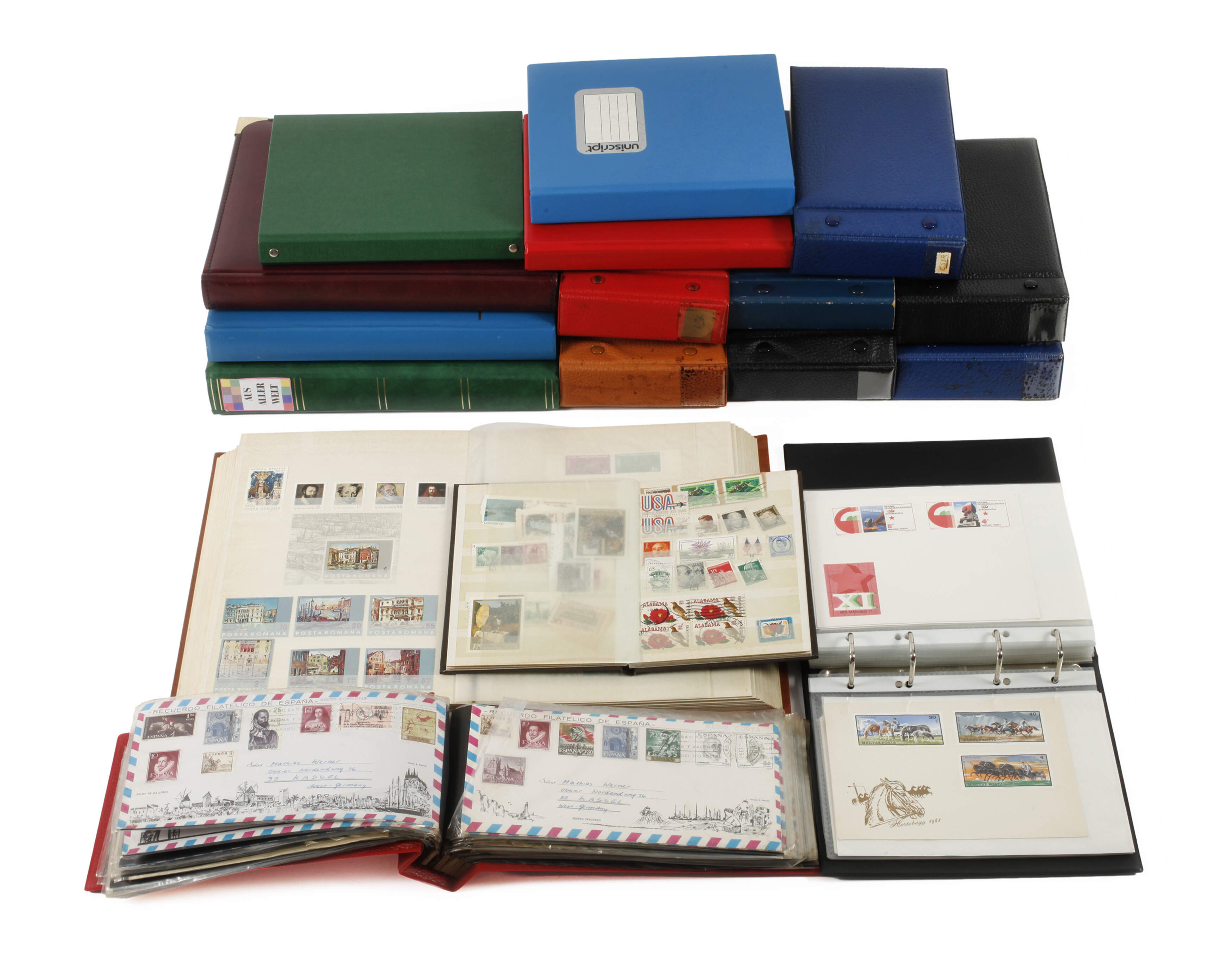 Konvolut Briefmarken Welt und Belege