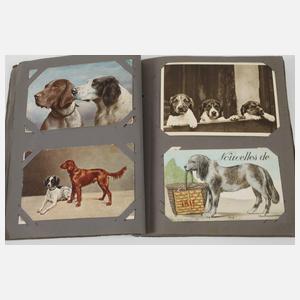 Postkartenalbum Hunde