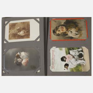 Postkartenalbum Hunde