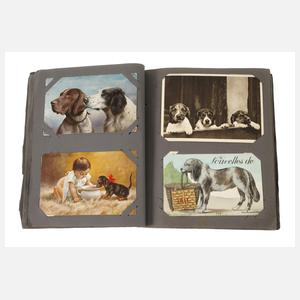 Postkartenalbum Hunde