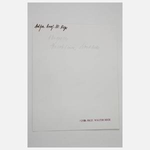 Walter Hege, Vintage-Abzug Akropolis